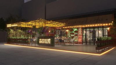 美式咖啡馆外摆3D模型下载